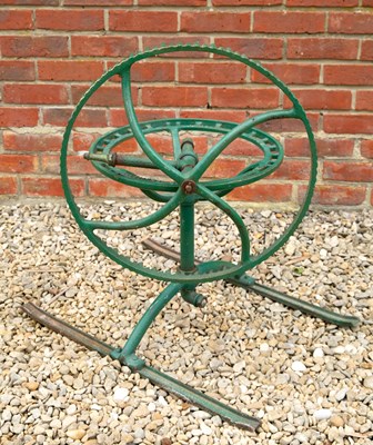 Lot 810 - A rare early 20th century green painted cast...