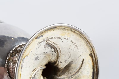 Lot 730 - Omar Ramsden (1873-1939) A silver chalice,...