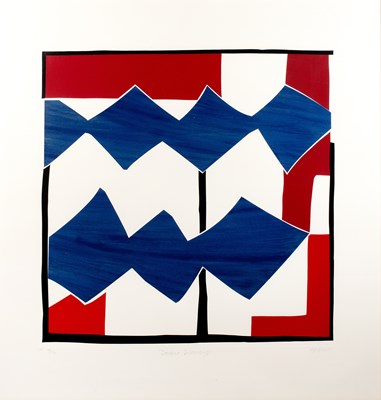 Lot 216 - Sandra Blow (1925-2006) 'Double diamond',...