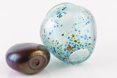Lot 770 - Siddy Langley (b.1955) Glass vase, 1997 signed...