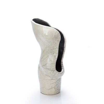 Lot 301 - Mo Sollis (b.1959) raku fired torso sculpture,...