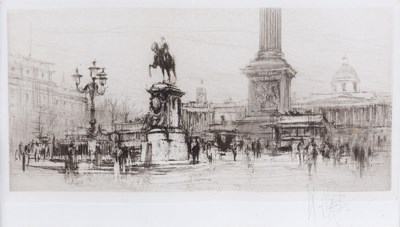 Lot 43 - William Walcot (1874-1943) Trafalgar Square...