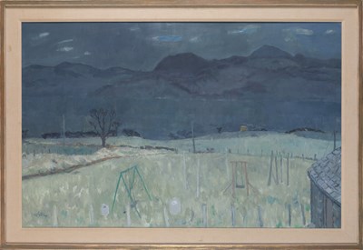 Lot 340 - William George Gillies (1898-1973) Rain Over...