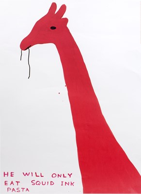 Lot 150B - David Shrigley (b.1968) He Will Only Eat Squid...