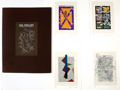 Lot 104A - Tom Phillips (b.1937) Four lithographs from a...