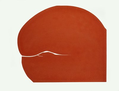 Lot 264 - Harry Thubron (1915-1985) Red Form II collage...