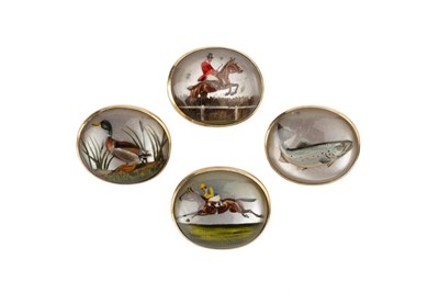 Lot 15 - A set of four late 19th/early 20th century...