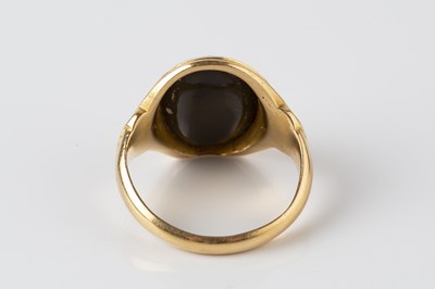 Lot 14 - A mid-Victorian hardstone cameo ring, the oval...