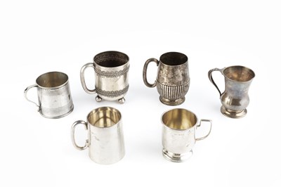 Lot 411 - A mid Victorian silver christening mug, with...