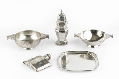 Lot 414 - A Scottish silver quaich, by R & W Sorley,...