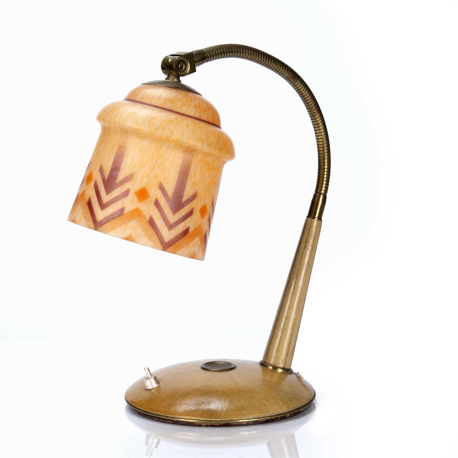 Lot 21 Bauhaus style desk lamp mid 20th Century,