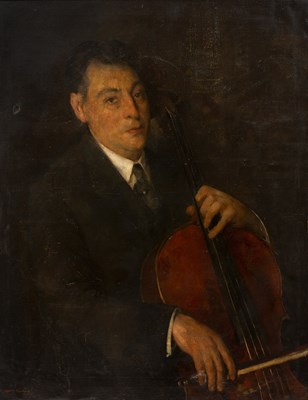 Lot 430 - Gregoor van Puyenbroeck (b.1906-d.1982), The Cellist