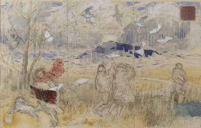Lot 34 - Jacqueline Rizvi (b.1944) Study for a...