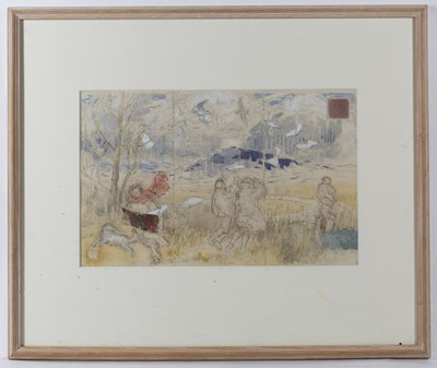 Lot 34 - Jacqueline Rizvi (b.1944) Study for a...