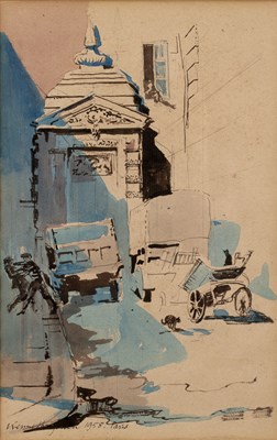 Lot 10 - Kenneth Green (1905-1986) Paris, 1958 signed,...
