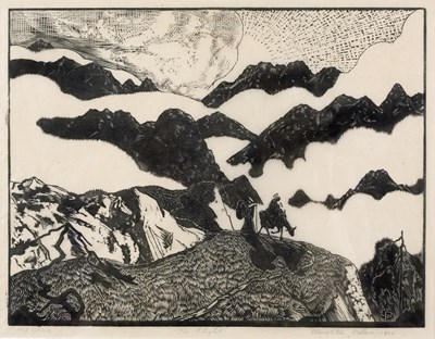 Lot 3 - Claughton Pellew-Harvey (1890-1966) The Flight,...
