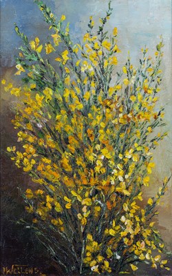 Lot 41 - Irene Wellens (1923-2004) Still life of yellow...