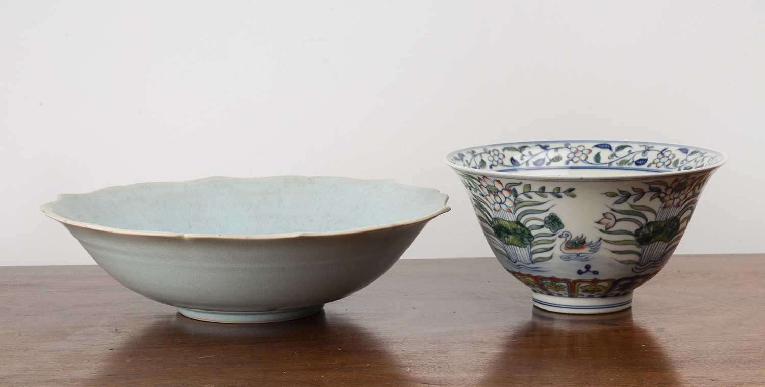 Lot 221 - Two Ceramic items Chinese, comprising of a...