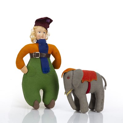 Lot 247 - Mrs Mary Pim Collection of handmade dolls of...