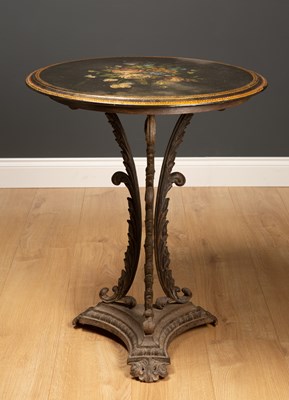 Lot 94 - A Victorian circular occasional table with...