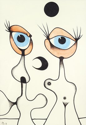 Lot 51 - Desmond Morris (.b1928) The New Couple, 2013...