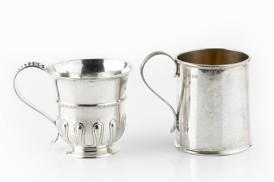 Lot 549 - A late Victorian silver christening cup, of...