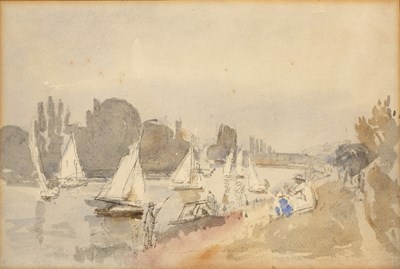 Lot 155 - Philip Connard (1875-1958) Yachts on the...