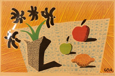 Lot 11 - David Hockney (b.1937) Two Apples and One...