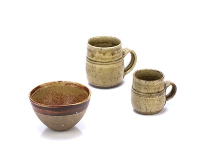 Lot 286 - Richard Batterham (1936-2021) two ash glazed...