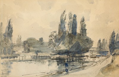 Lot 156 - Philip Connard (1875-1958) The Thames at...