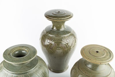 Lot 678 - John Lomas (Contemporary) Three lamp bases...