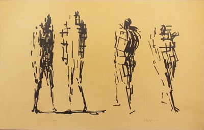 Lot 154 - Oliffe Richmond (1919-1977) 'Untitled figures',...