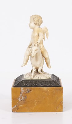 Lot 188 - An antique possibly Italian carved ivory...