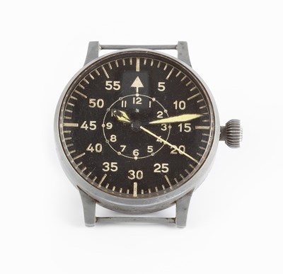 Lot 209 - A German Luftwaffe navigator's oversized watch...