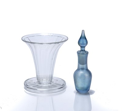 Lot 385 - John Ditchfield at Glasform blue iridescent...