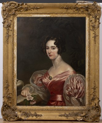 Lot 158 - A 19th century head and shoulder female...