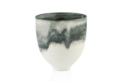 Lot 680 - Kyra Cane (b.1962) Vessel tonal black and...