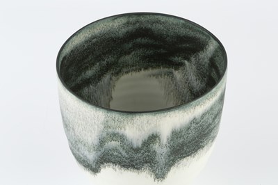 Lot 680 - Kyra Cane (b.1962) Vessel tonal black and...