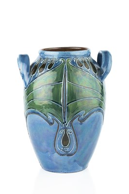 Lot 753 - Charles H. Brannam An Art Nouveau twin-handled...