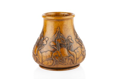 Lot 745 - Anton Wahledov (1862-1923) An Art Nouveau vase,...