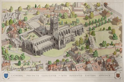 Lot 157 - Anthony Ault (1937-2000) 'Cathedral Precinct,...