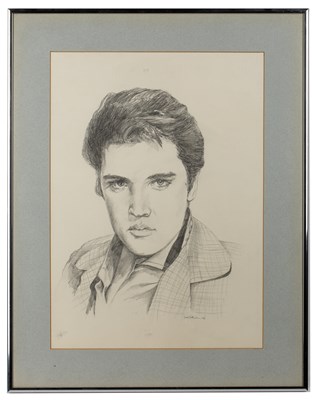 Lot 105 - David Sutherland (Contemporary) 'Elvis Presley'...