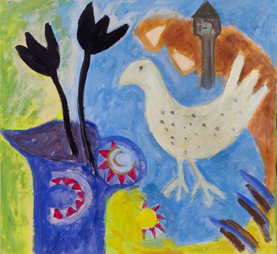 Lot 377 - Louise McClary (b.1958) Bird Still Life signed...