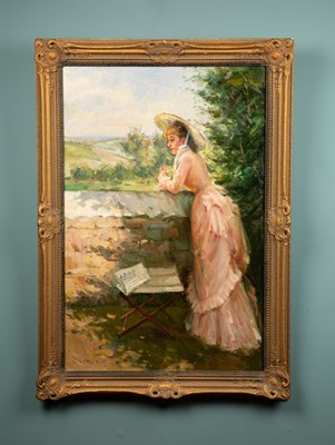 Lot 279 - D Andrew (20th century school) Waiting For Her...