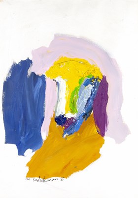 Lot 334 - Menashe Kadishman (1932-2015) Sheep's Head,...