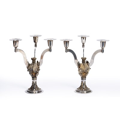 Lot 478 - Hector Miller (b.1945) for Aurum Designs Pair...