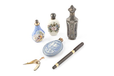 Lot 326 - A 19th century Continental silver and enamel...