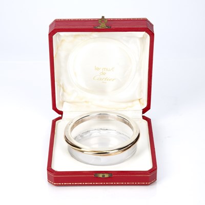 Lot 492 - Les Must de Cartier cased silver tri-coloured...