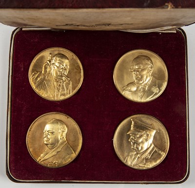 Lot 423 - John Pinches (Medallists) Ltd of London cased...