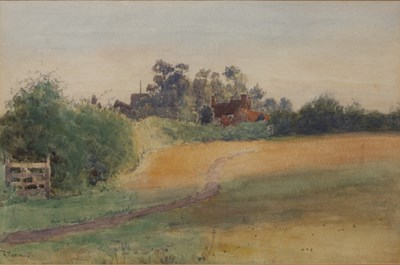 Lot 124 - Robert Thorne Waite (1842-1932) The Farm House...